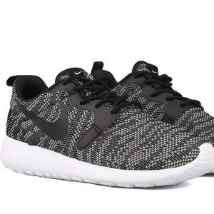 Nike Roshe Run Knit Jacquard White & Black